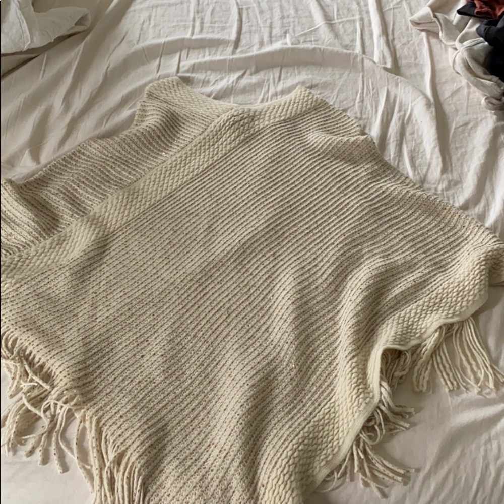 Never worn poncho